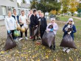Sprzątanie wokół szkoły., foto nr 3, P. Pawiński